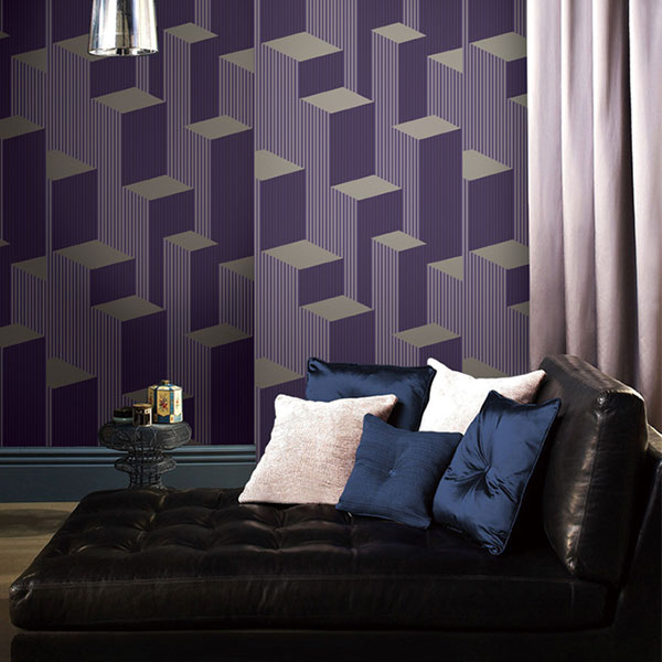 vinyl wallpaper with 3d effect design