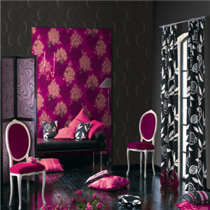 Decorative  Design 3d non-woven wallpaper