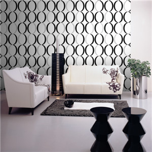 New Fashion Non-woven 3d effect Wallpaper